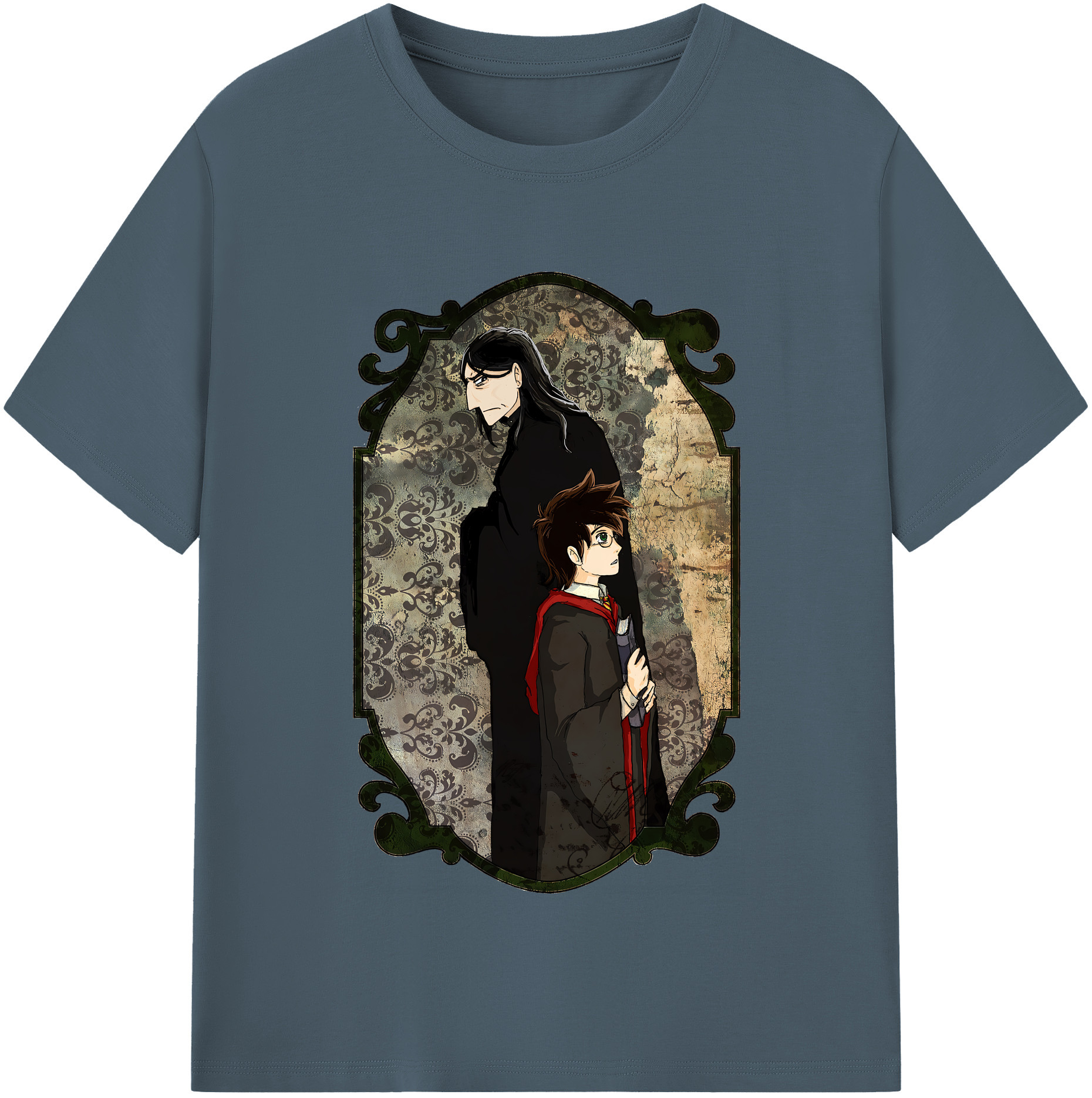 （画像用） Harry Potter ハリー・ポッターシリーズ 綿100％半袖Tシャツ（フロントプリント）